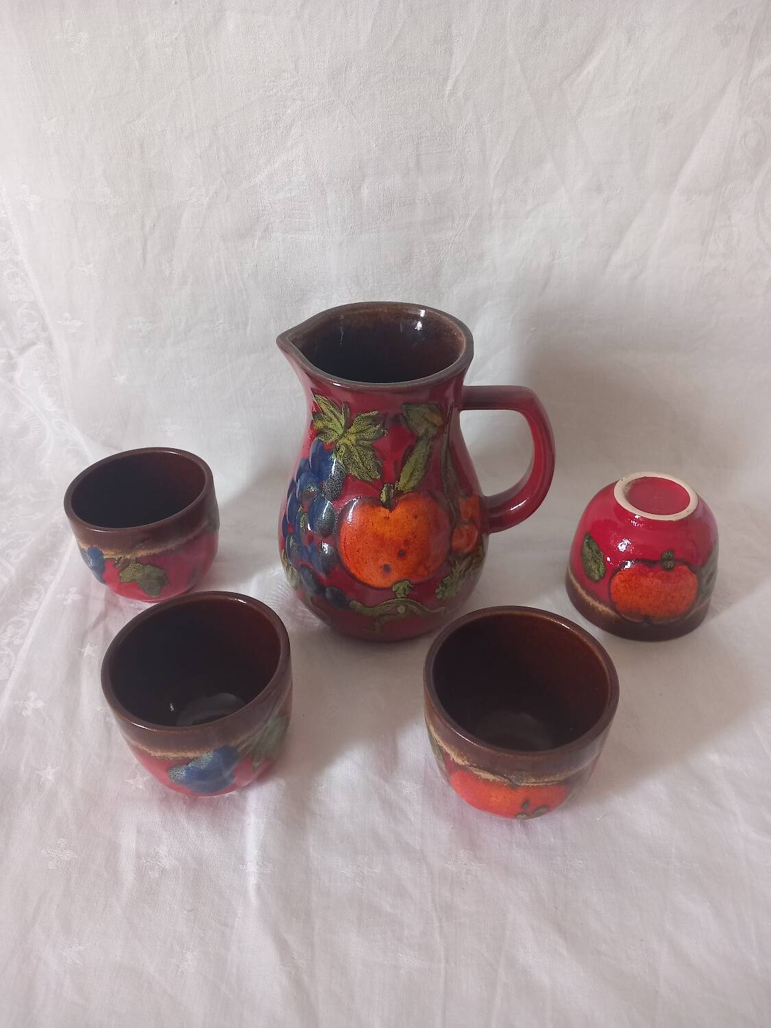 Vintage orangeade service