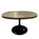 Vintage coffee table tulip foot.