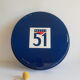 Metal advertising service tray Pastis51 vintage