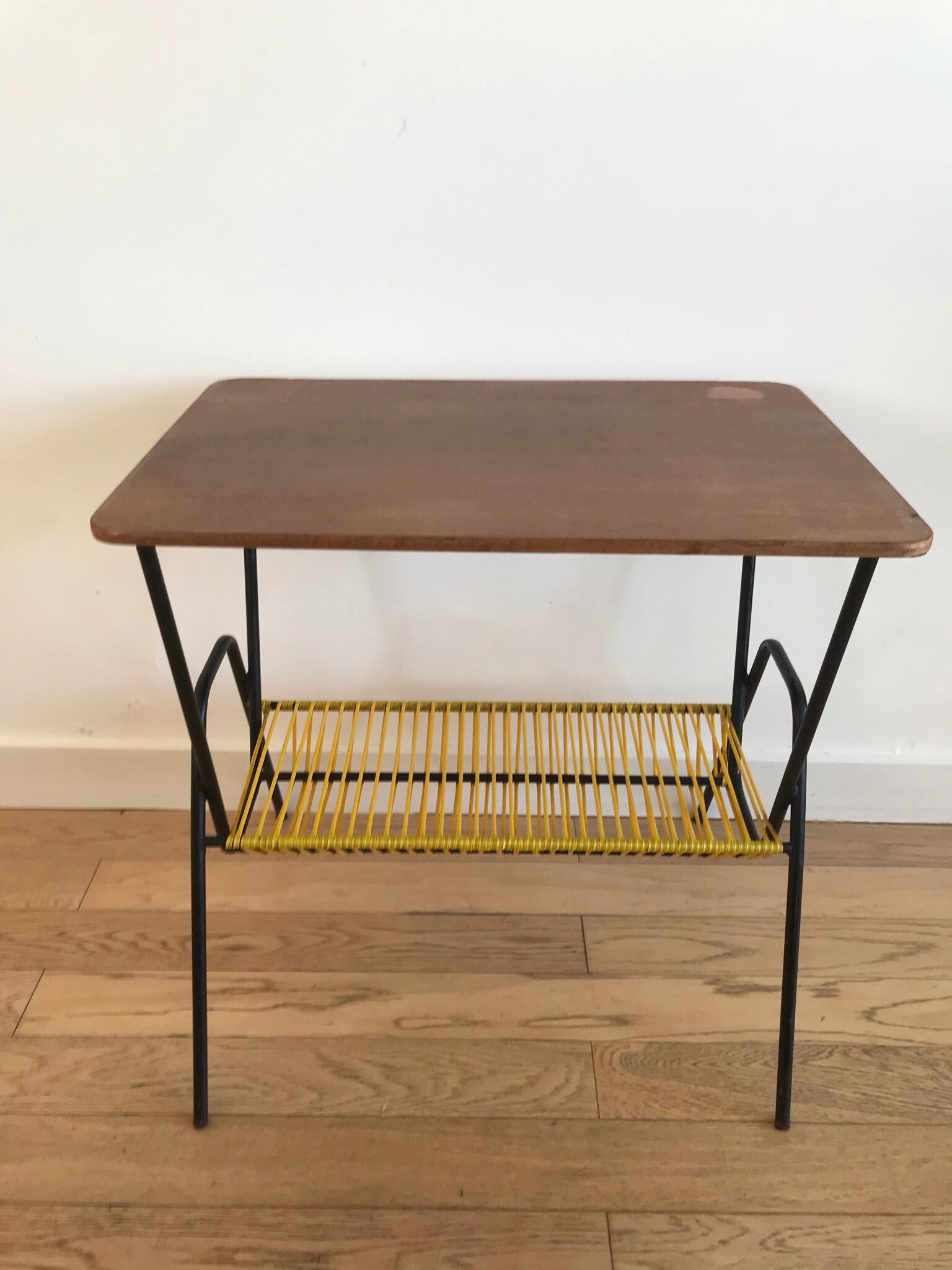 Platinum table range vinyl scoubidou vintage yellow