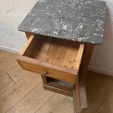 Wooden jam maker and marble slab