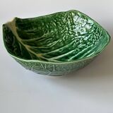 Cabbage leaf salad bowl with slip