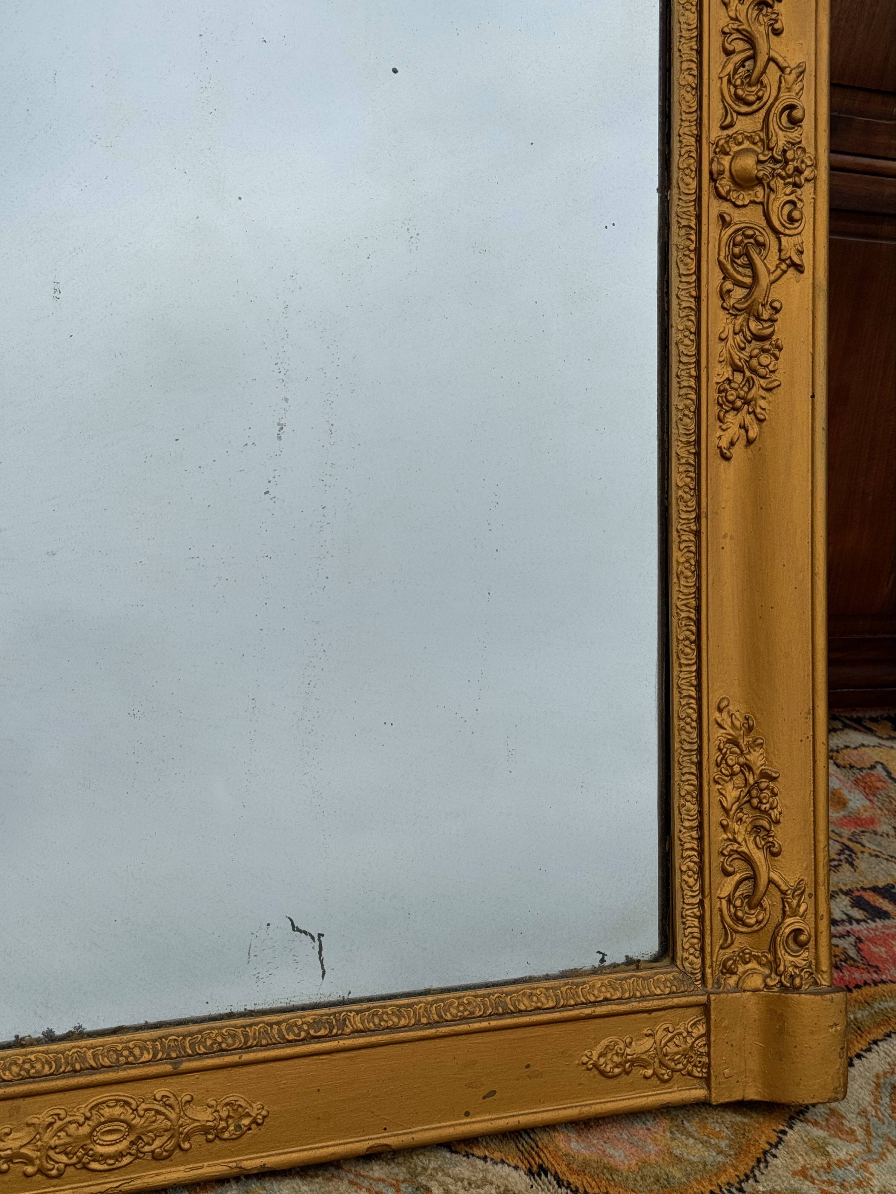 Painted mirror 112x89 cm