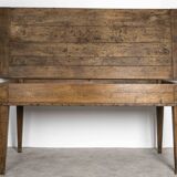 Old wooden farmhouse table