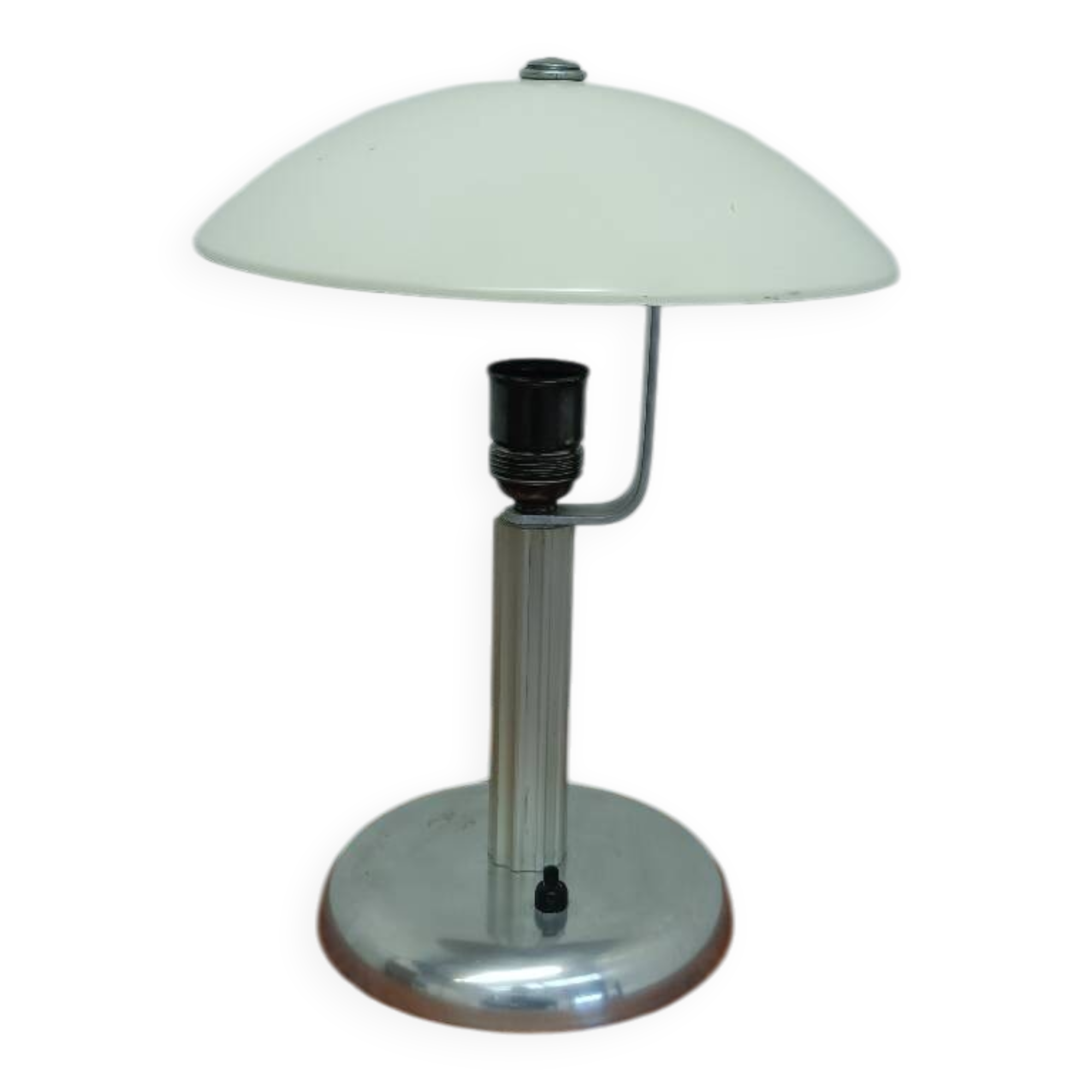 Art Deco saucer lamp
