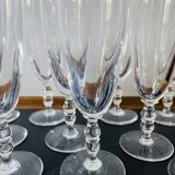 Saint Louis crystal flutes