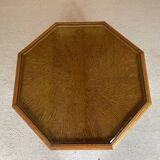Octagonal art deco style coffee table