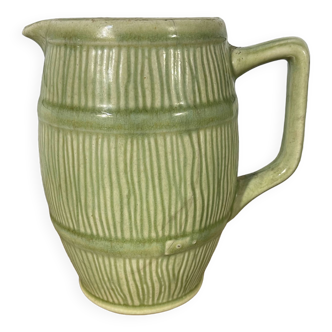 Vintage barrel pitcher