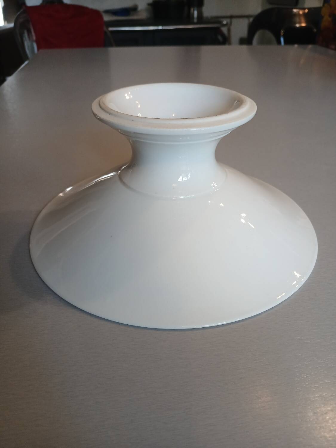 Antique white porcelain fruit bowl