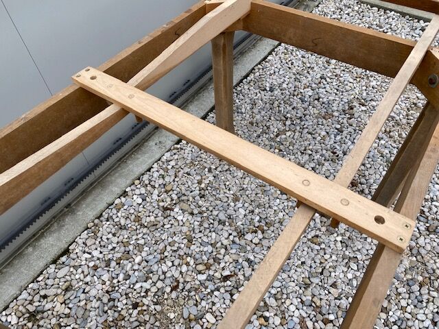 Sanded farm table 200 cm