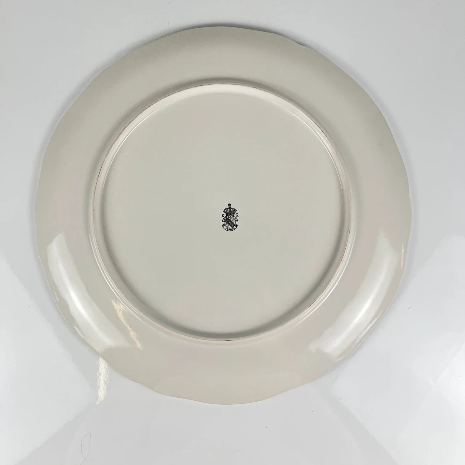 Cake dish KG Lunéville, model "Réverbère", tulip pattern