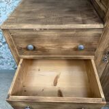 Armoire asymétrique art déco (rénovée)