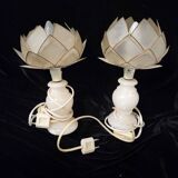 2 lampes de chevet