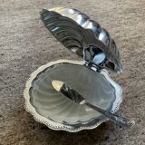 Post-Modern metal side table from the 1980s