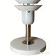 Pair danish scandinavian space age architectural table lamps