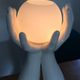 40cm ceramic hands lamp