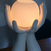 40cm ceramic hands lamp