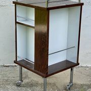 Vintage 1970s roulette bar serving trolley