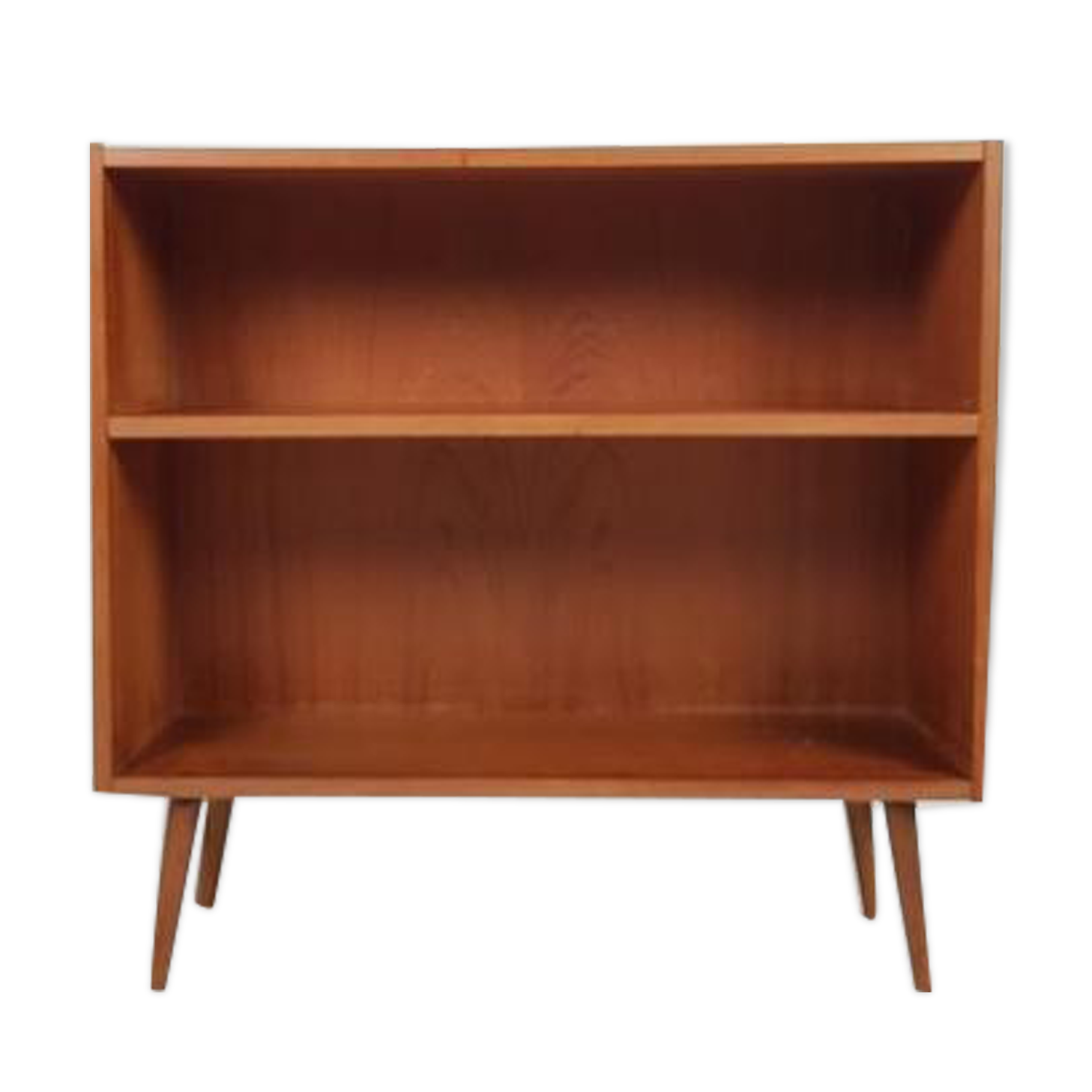 Danish teak veneer bookcase