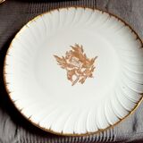Flat round flat porcelain Bernardaud