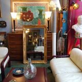 Golden mirror 144x90cm