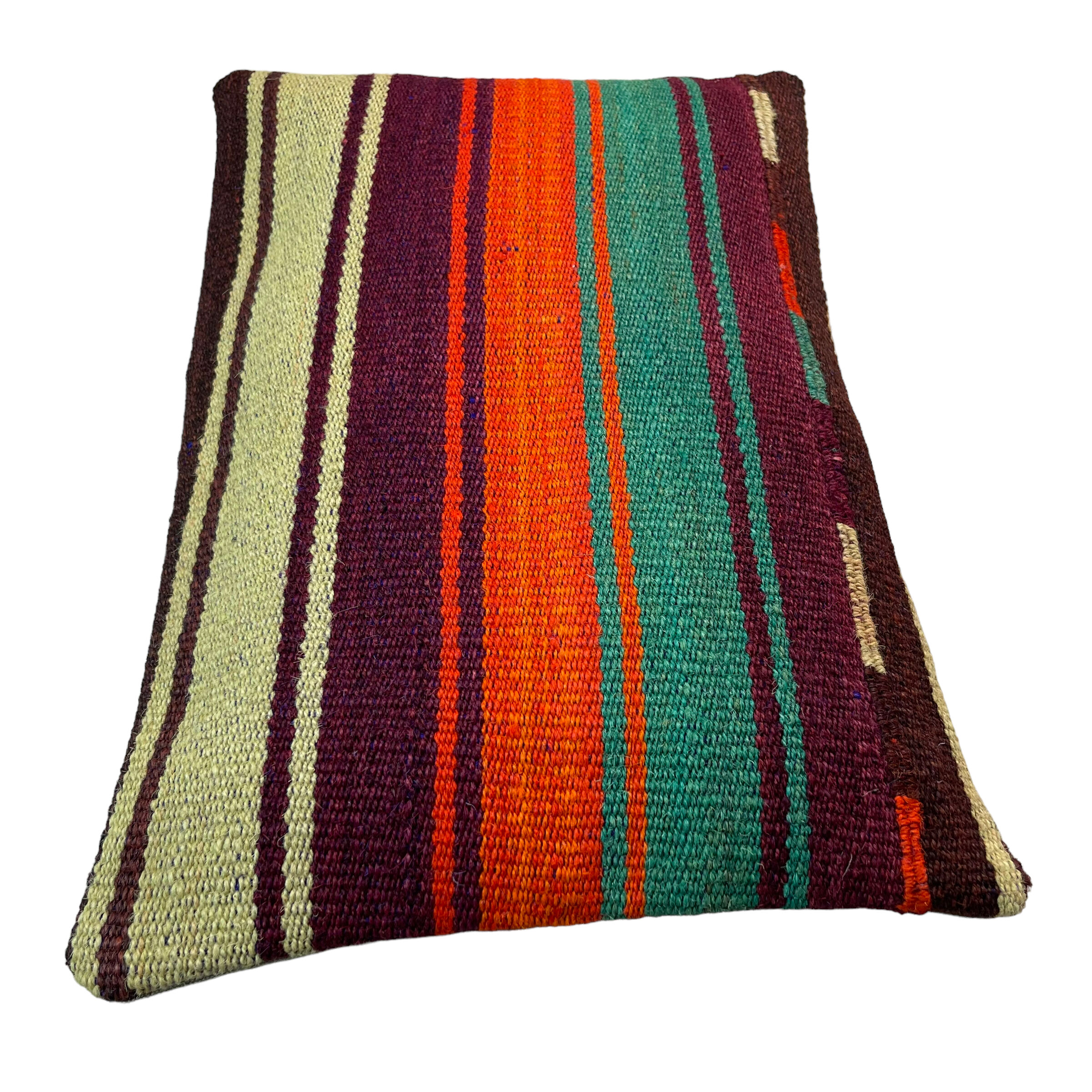 Vintage turkish kilim cushion cover, 30 x 50 cm