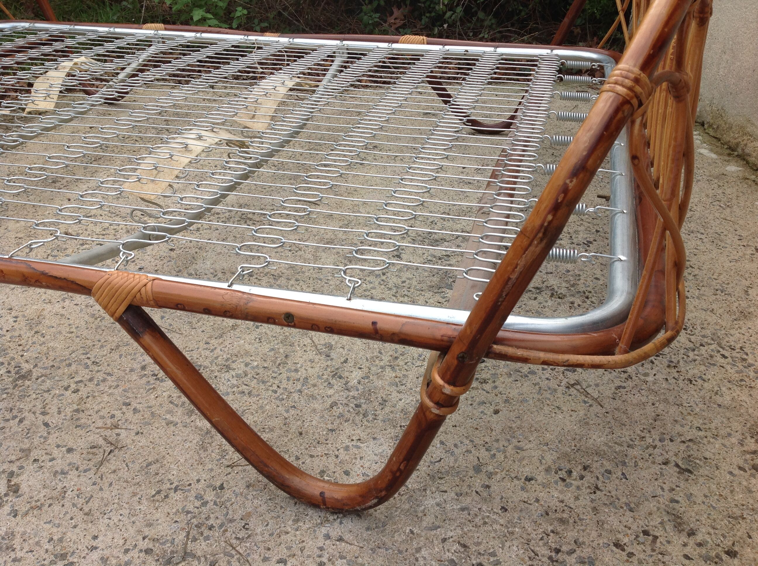 Rattan bed basket 2 places