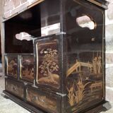 Small Japanese Lacquered Kazaridana Cabinet, Japan Edo Period