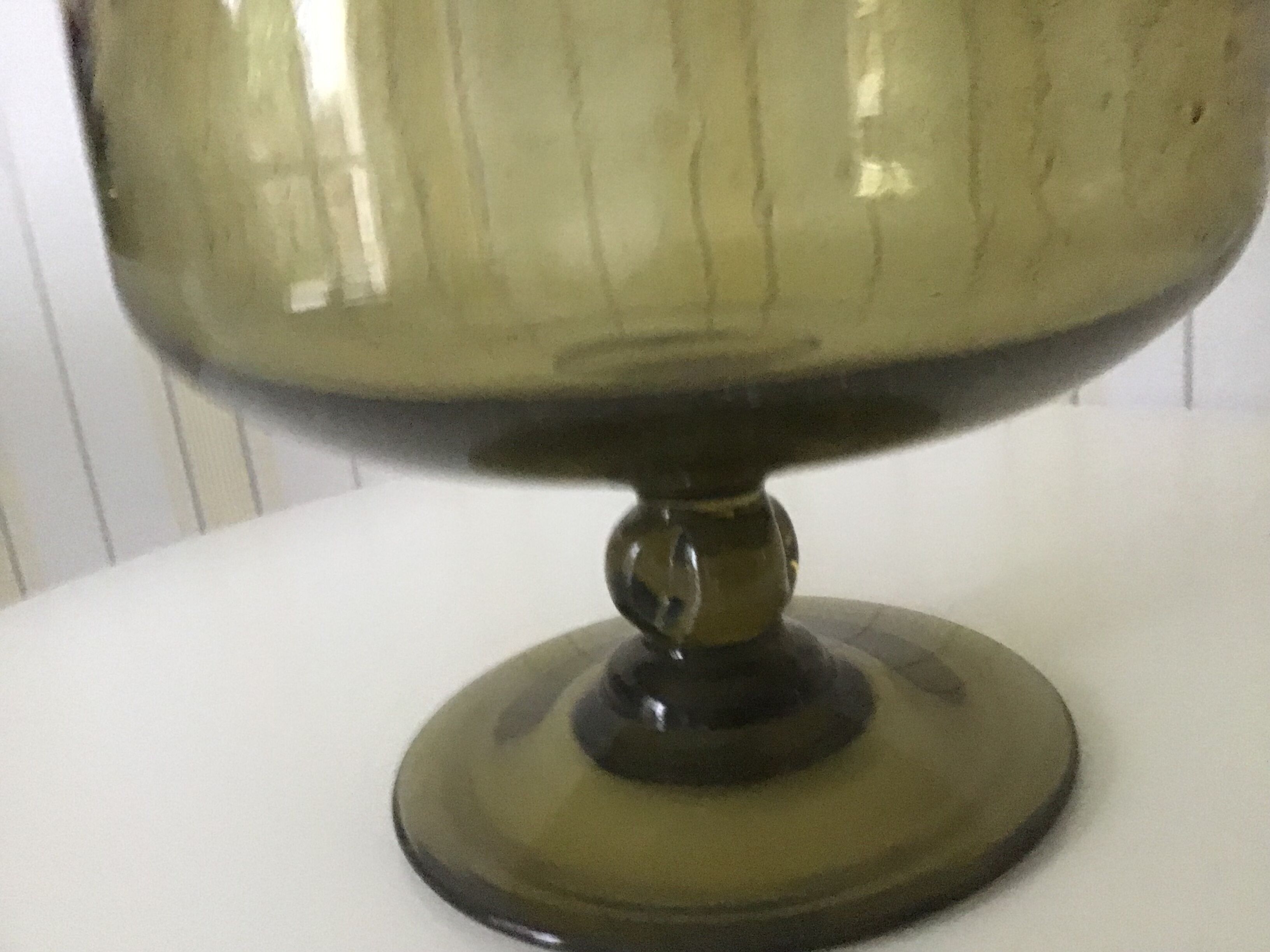 Biot blown glass sangria punch cup