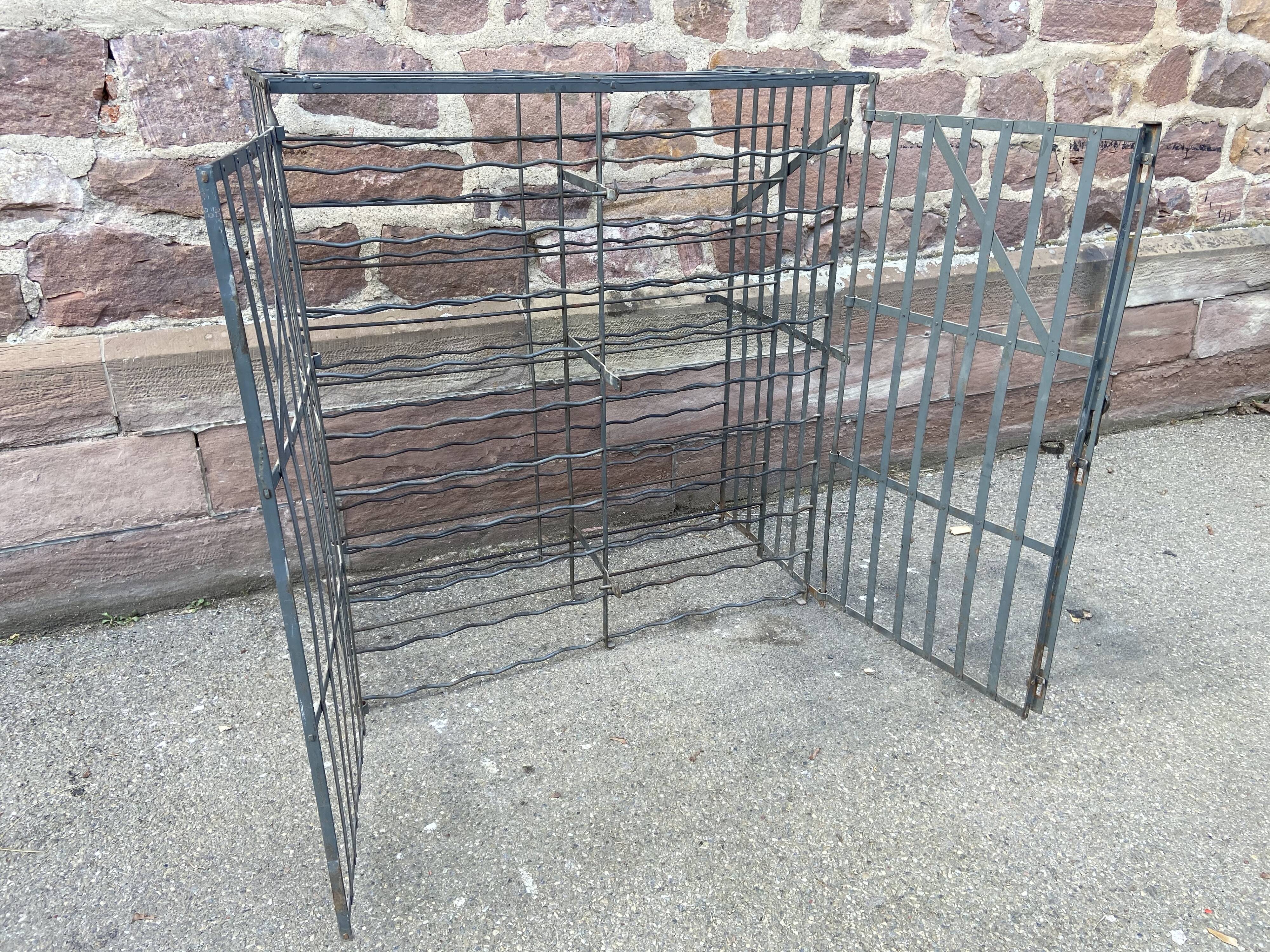 Iron wine cellar forges French wine cellar Rigidex 1950