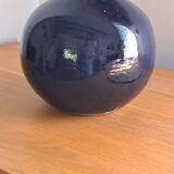 Blue ceramic lamp base