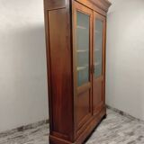 Louis Philippe bookcase in walnut