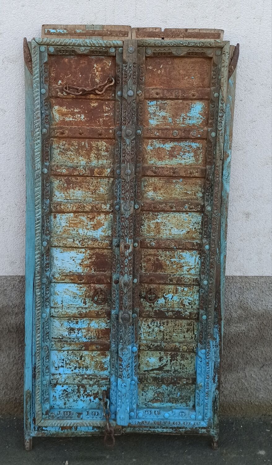 Old wooden door