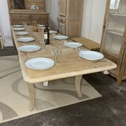 Solid oak farmhouse table