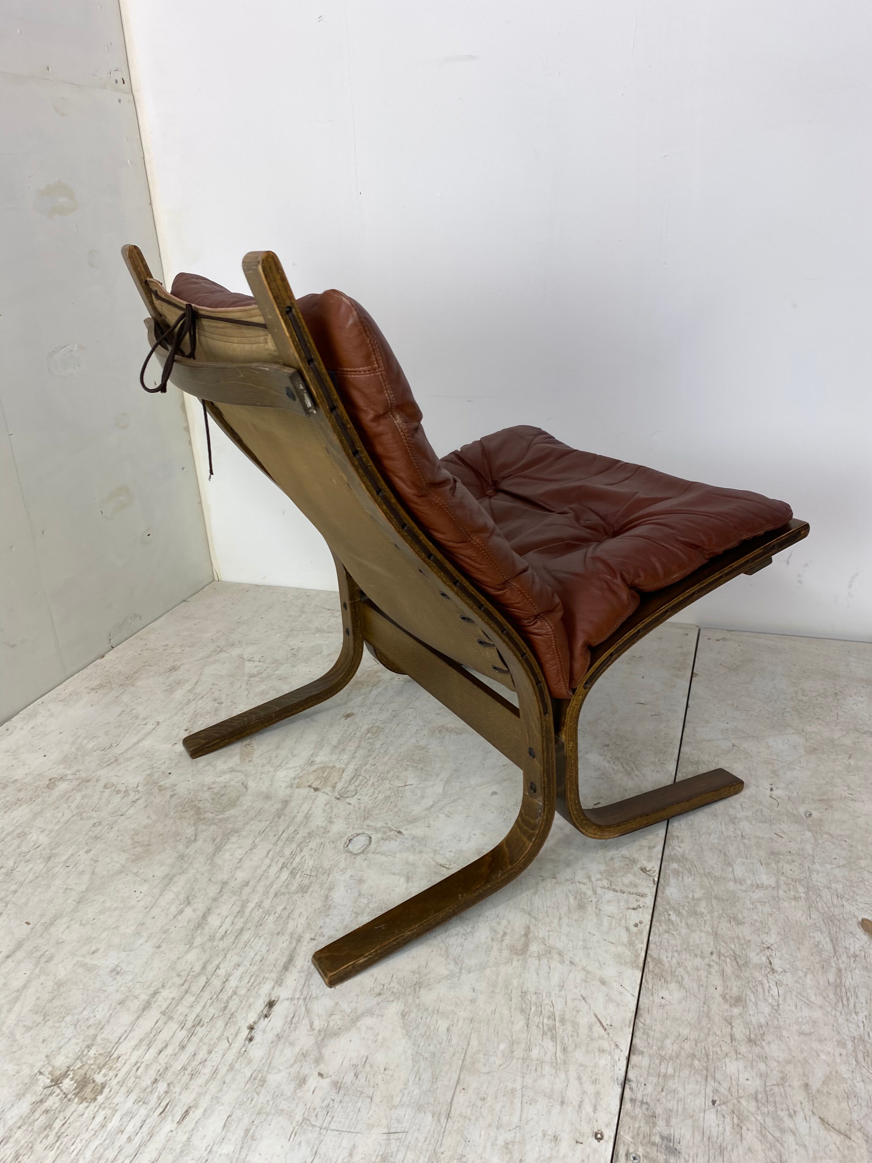 Scandinavian Brown Siesta Lounge Chair by Ingmar Relling for Westnofa, 1970s