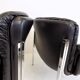 Set of 2 Girsberger Eurochair leather armchairs