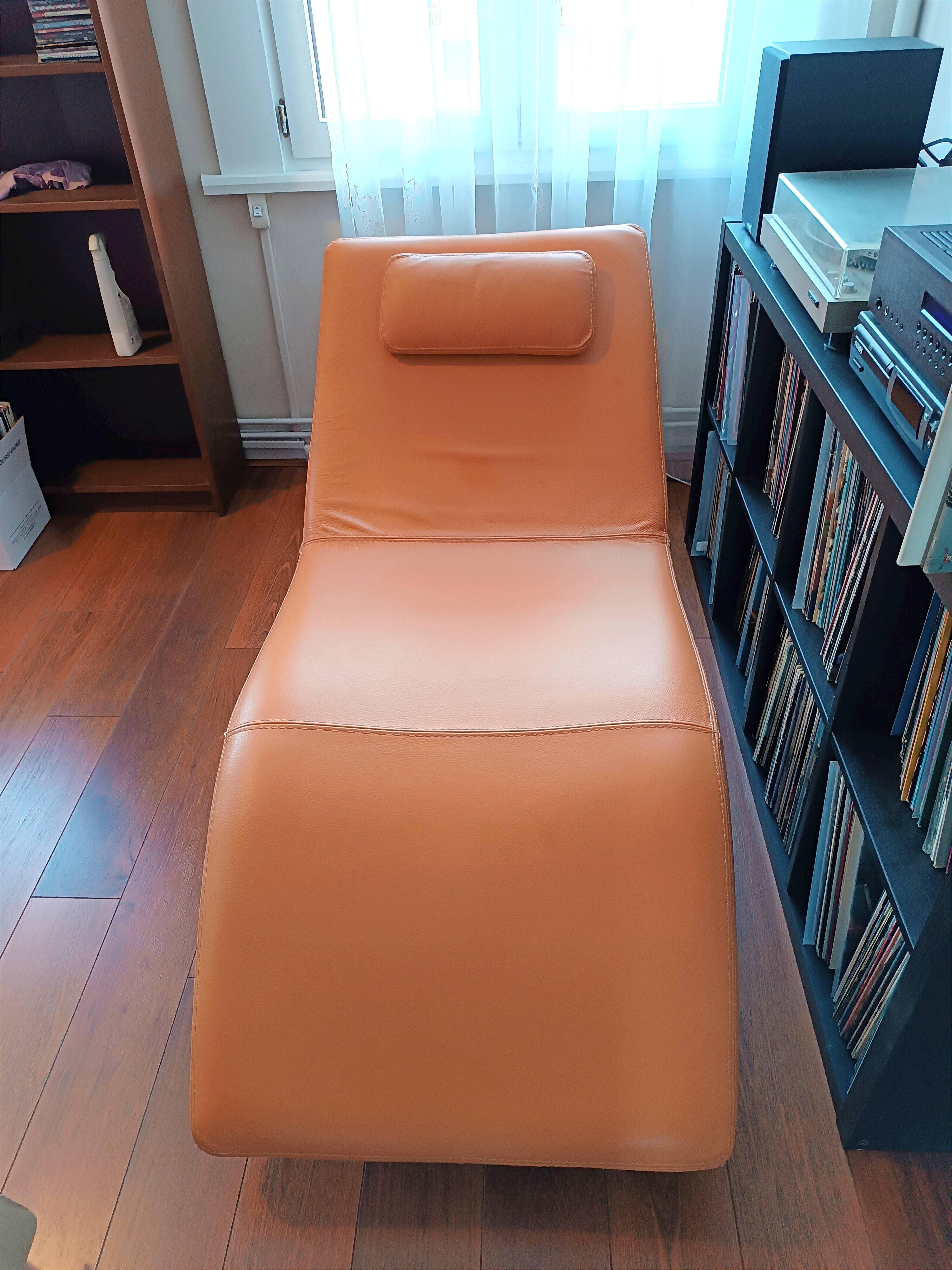 Deluxe leather lounge chair