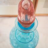 Romantic turquoise and pink flask