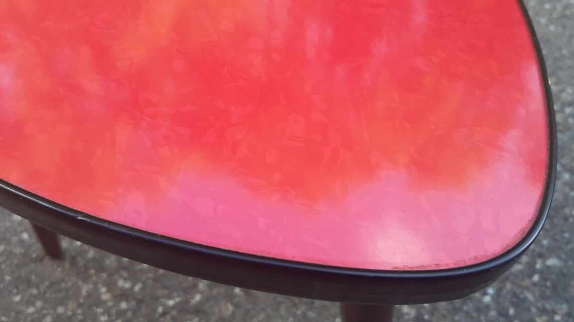Guéridon porte plante formica 1960