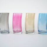 Set of glasses, Italian design, 1980s, production: Italy