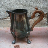 Silver metal coffee tea set