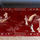 Lacquer coffee table 1960 China red background character decoration