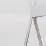 Mid-Century Chrome Trestles Desk, 1970s