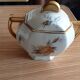 Sucrier porcelaine de Limoges motiffloral