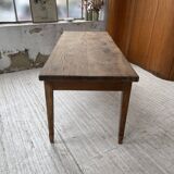 Farmhouse table in oak and walnut 2m
