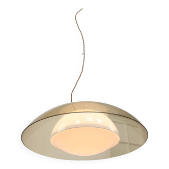 Rare UFO Space Age Lamp from Guzzini in Light Brown, 1970s