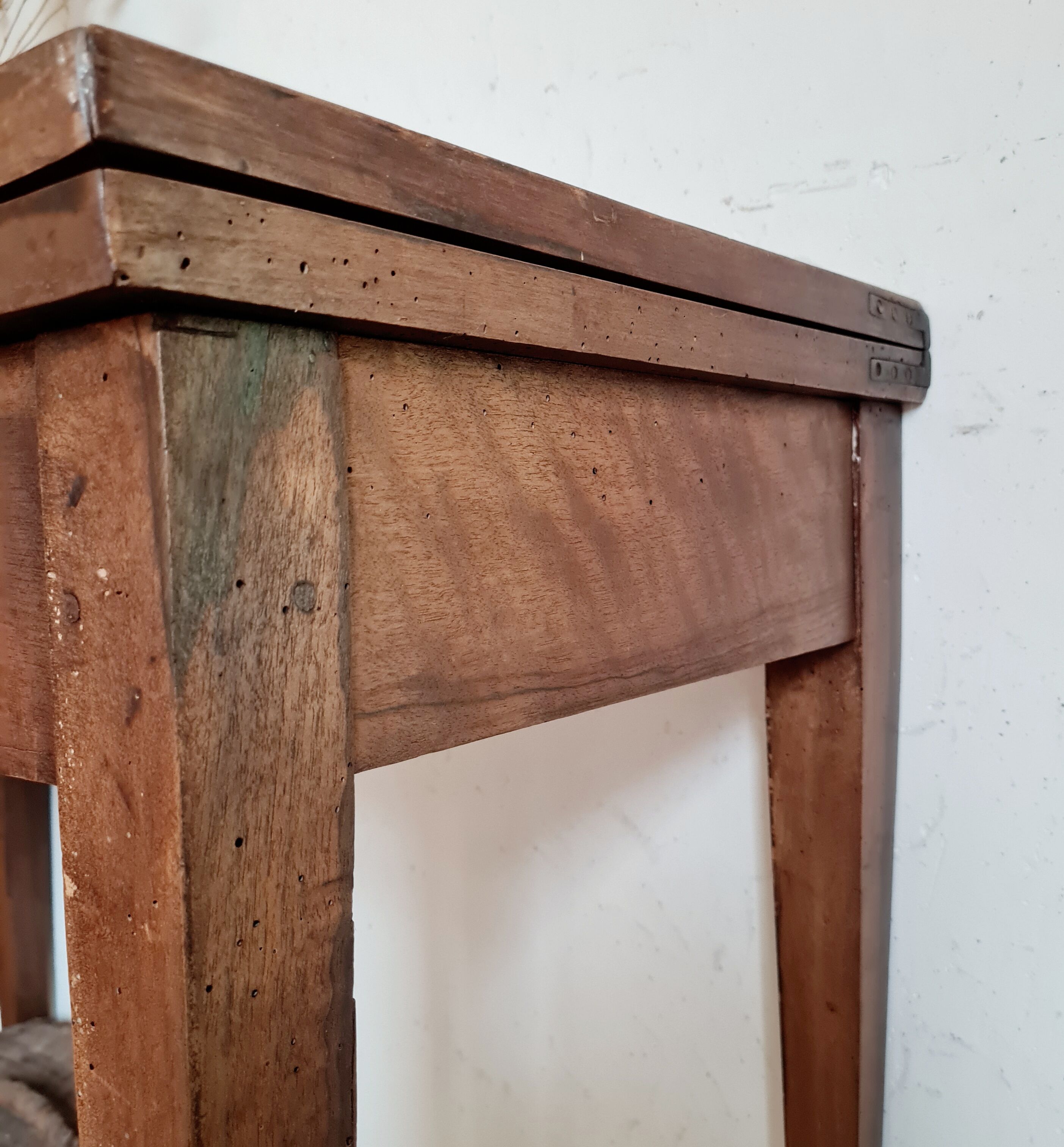Old wooden play table