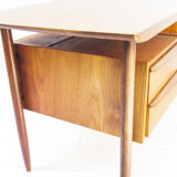 Tijsseling Hulmefa teak cowhorn desk