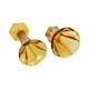 Set of Amber Vases Luxval Américain Art Deco 1935