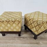 Paire de poufs Art Déco années 1930